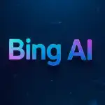 Bing AI logo created with AI and in different colours to the official logo to adhere to copyright law.png