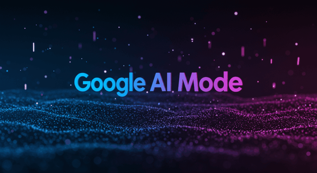 Google AI Mode logo created with AI and in different colours to the official logo to adhere to copyright law.png
