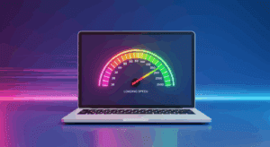 website loading speed image illustration for blog post on increasing website loading speed for AI search