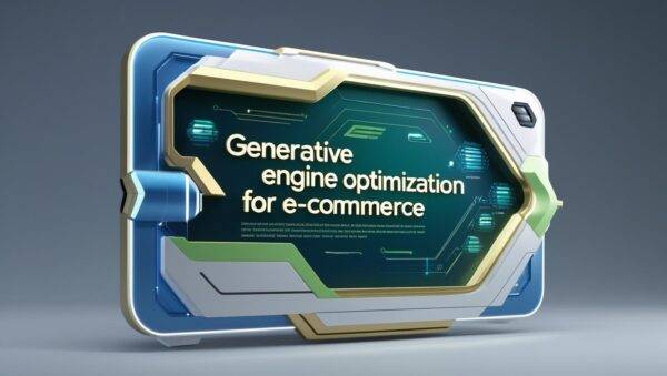 website page header Image to represent E-commerce generative engine optimisation.