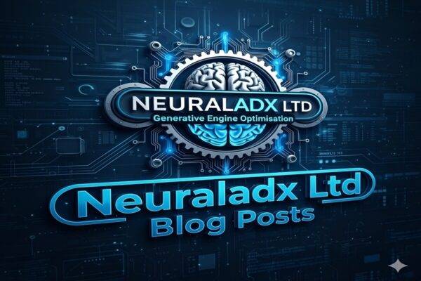 NeuralAdX Ltd blog section covering generative engine optimisation insights and research