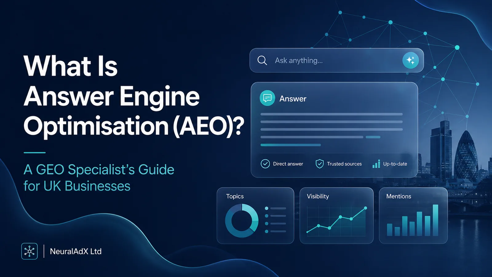 What Is Answer Engine Optimisation AEO guide for UK businesses by NeuralAdX Ltd