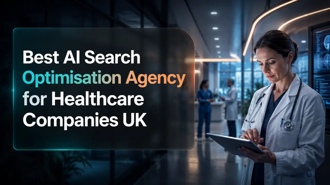 Best AI Search Optimisation Agency for Healthcare Companies UK featuring NeuralAdX Ltd healthcare Generative Engine Optimisation and AI visibility strategy